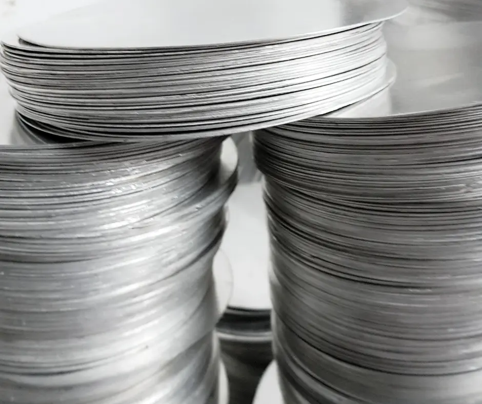 Variedad de discos de aluminio para diferentes aplicaciones
