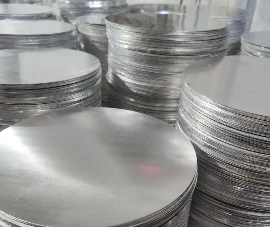 Disco de aluminio para trabajos artesanales